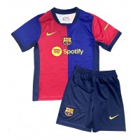 Camisa de time de futebol Barcelona Replicas 1º Equipamento Infantil 2024-25 Manga Curta (+ Calças curtas)